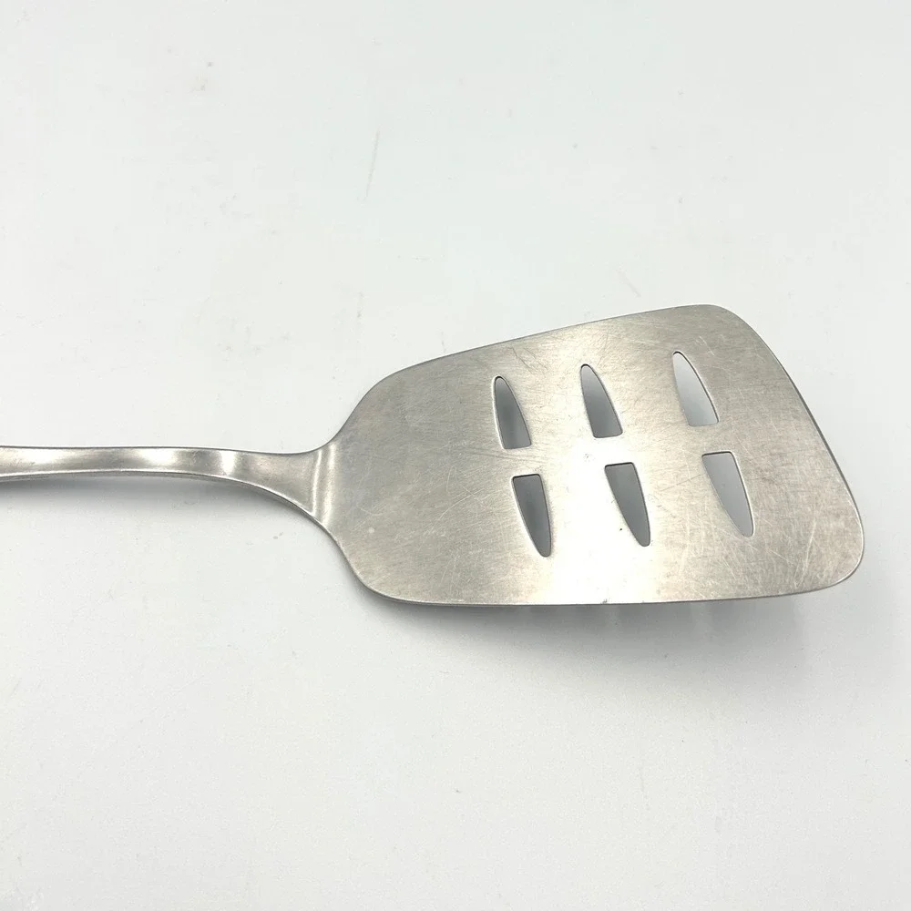 VTG WMF Cromargan Germany Slotted Spatula Turner Silver Stainless Steel MCM 10in